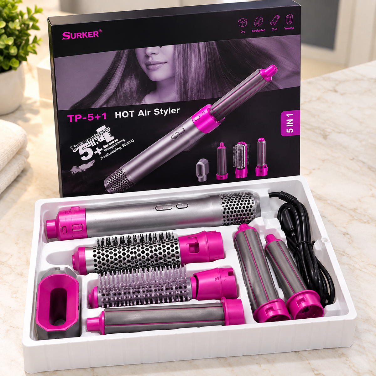 Hot Air Brush (5-in-1)