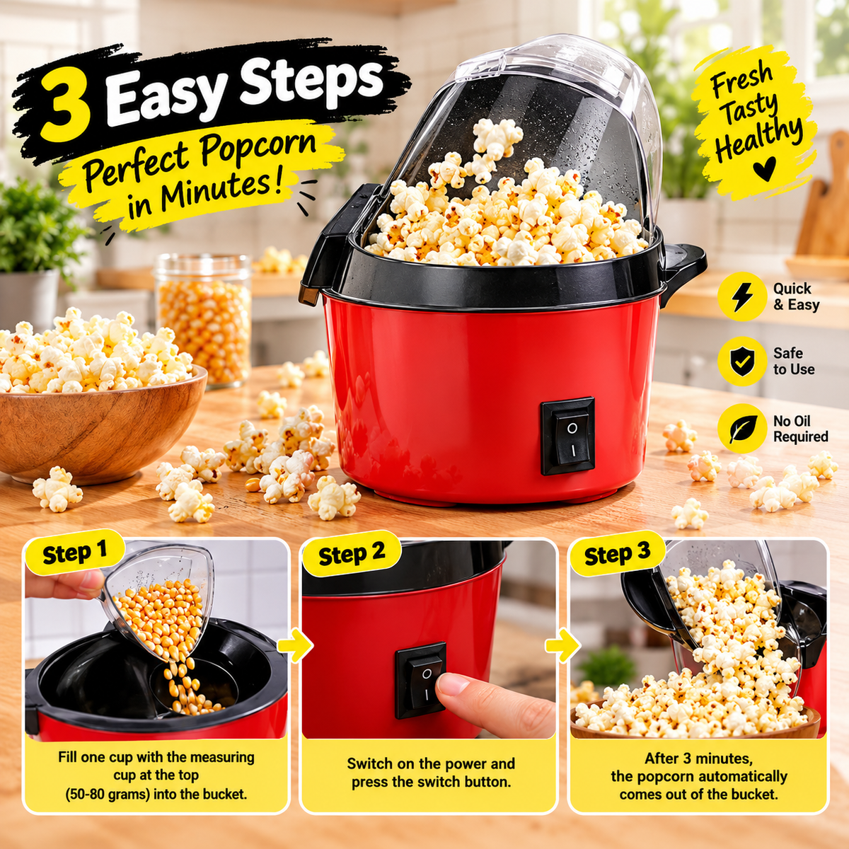 Mini Popcorn Machine