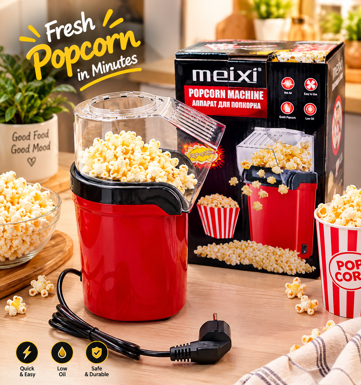 Mini Popcorn Machine